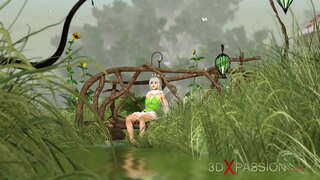 Sexu beroa! Horny eder fairy eta gnome herrian